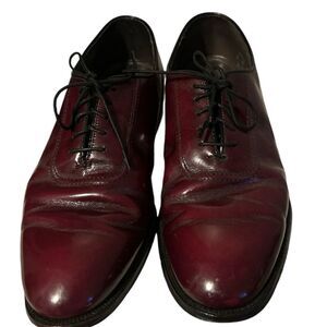 Dexter W687-4 Classic Business Burgundy Leather Lace Up Dress Shoes Size 8